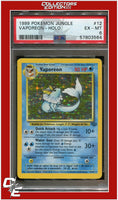 Jungle 12 Vaporeon Holo PSA 6
