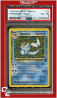 Jungle 12 Vaporeon Holo PSA 6
