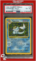 Jungle 12 Vaporeon Holo PSA 6
