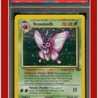 Jungle 13 Venomoth Holo PSA 8