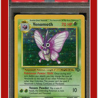 Jungle 13 Venomoth Holo PSA 8