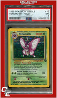 Jungle 13 Venomoth Holo PSA 7
