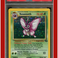 Jungle 13 Venomoth Holo PSA 7