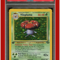 Jungle 15 Vileplume Holo 1st Edition PSA 7