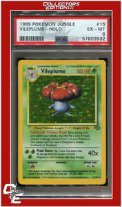 Jungle 15 Vileplume Holo PSA 6