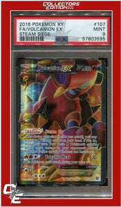 Steam Siege 107 Full Art Volcanion EX PSA 9