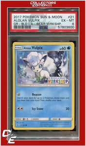 Guardians Rising 21 Alolan Vulpix Build A Bear Workshop PSA 6