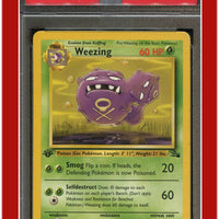 Fossil 45 Weezing 1st Edition PSA 4