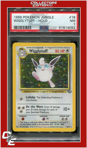 Jungle 16 Wigglytuff Holo PSA 7