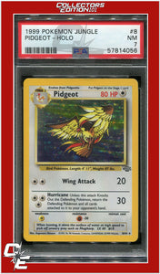 Jungle 8 Pidgeot Holo PSA 7