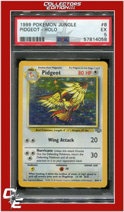 Jungle 8 Pidgeot Holo PSA 5