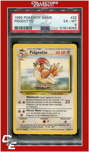 Base Set 22 Pidgeotto PSA 6