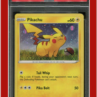 SWSH Black Star Promo 039 Pikachu Sequin Holo PSA 8