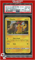 SM Black Star Promo SM234 Pikachu Holo PSA 8
