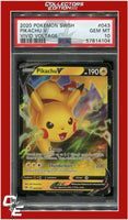 Vivid Voltage 043 Pikachu V PSA 10
