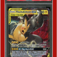 Team Up 33 Pikachu & Zekrom GX PSA 7