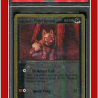 EX Team Magma vs Team Aqua 66 Team Magma's Poochyena Reverse Foil PSA 6