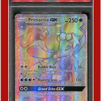 Guardians Rising 149 Full Art Primarina GX Secret PSA 8