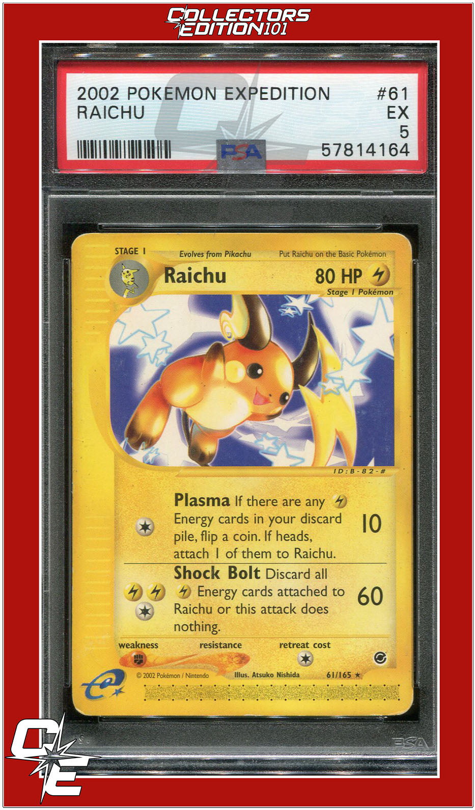 Expedition 61 Raichu PSA 5