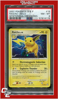 Mysterious Treasures 15 Raichu Holo PSA 8
