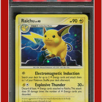 Mysterious Treasures 15 Raichu Holo PSA 8