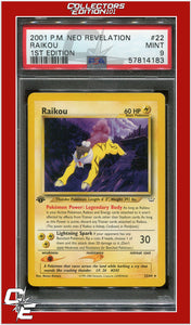 Neo Revelation 1st Edition 22 Raikou PSA 9