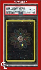 Wizards League Rainbow Energy Reverse Foil PSA 6