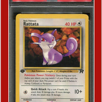 Team Rocket 66 Rattata 1st Edition PSA 6