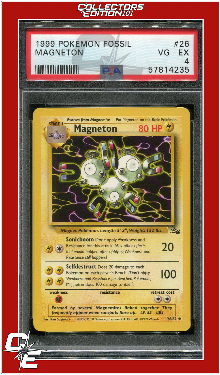 Fossil 26 Magneton PSA 4