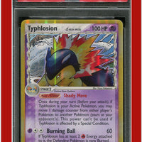 EX Dragon Frontiers 12 Typhlosion Holo PSA 7