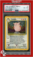 Jungle 1 Clefable Holo No Symbol PSA 6
