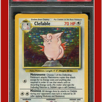 Jungle 1 Clefable Holo No Symbol PSA 6