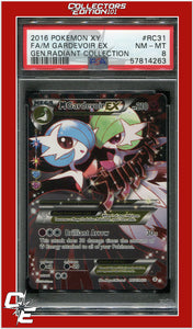 Generations Radiant Collection RC31 Full Art M Gardevoir EX PSA 8