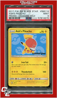 SM Black Star Promo SM114 Ash's Pikachu I Choose You! PSA 9
