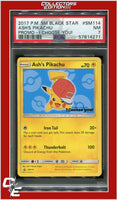 SM Black Star Promo SM114 Ash's Pikachu I Choose You! PSA 7
