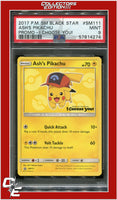 SM Black Star Promo SM111 Ash's Pikachu I Choose You! PSA 9
