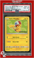 SM Black Star Promo SM112 Ash's Pikachu I Choose You! PSA 8
