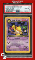 Team Rocket 26 Dark Hypno 1st Edition PSA 8
