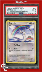 Legends Awakened 91 Dratini City Championships PSA 9