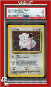 Base Set 5 Clefairy Holo PSA 7