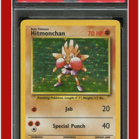 Base Set 7 Hitmonchan Holo PSA 5