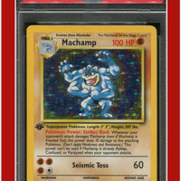 Base Set 8 Machamp Holo 1st Edition PSA 6