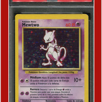 Spanish Base Set 10 Mewtwo Holo PSA 7