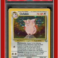 Jungle 1 Clefable Holo PSA 7