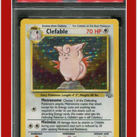 Jungle 1 Clefable Holo PSA 7