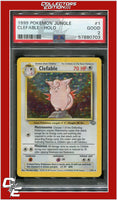 Jungle 1 Clefable Holo PSA 2
