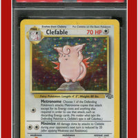 Jungle 1 Clefable Holo PSA 2