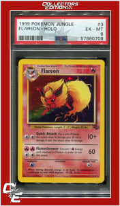 Jungle 3 Flareon Holo PSA 6