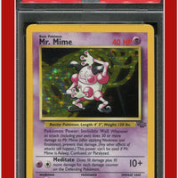 Jungle 6 Mr. Mime Holo PSA 8