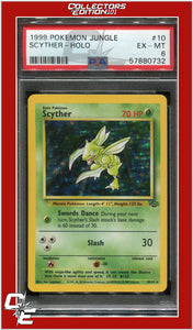 Jungle 10 Scyther Holo PSA 6